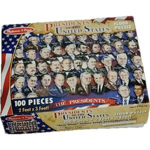 Melissa and Doug‎ presidents of the United States floor puzzle, 2‘ x 3‘